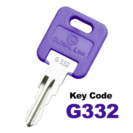 Global RV KEY, G332, Purple, Precut KEY-G332